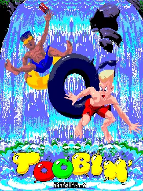 Toobin' (rev 3) screen shot title